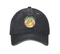 LHJHZDJC Vintage Quand Lambo Dogecoin Casquettes de Baseball Unisexe Denim en Détresse Casquette De Soleil Blockchain en Plein Air Courir Casquettes De Golf Chapeau