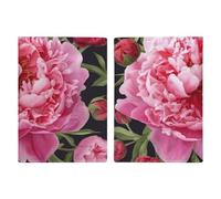 LHJKB Housse de protection pour passeport en polyuréthane durable, motif pivoine de jardin, housse de protection mignonne pour passeport pour femmes et hommes, housse de passeport résistante à