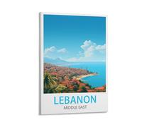 LHJOIUN Poster de voyage vintage Liban 30 x 45 cm Art moderne