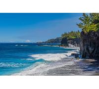 LHJOYSP Beau Puzzle 1000 Pieces,Beauté Naturelle,mer,Océan Indien,Ile de la Réunion,75x50cm