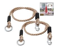 LHKJ 1 Paire de Balançoire Arbre Enfant, Cordes Balancoire Sangles Réglables Balançoire Arbre en Bois Enfants Adulte Siège Suspendu