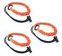 LHKJ 3pcs Longe à Outils, Outil de Sécurité Rétractable avec Mousqueton, Cordon élastique, Cordons de Sécurité Rétractables à Libération