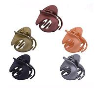 LHKJ 5 Pièces Pince Cheveux Crabe Pince pour Cheveux Epais Pince à Griffe Plastique de Coiffure, Non Slip Griffe Clips Accessoires De Cheveux Pour Les Femmes