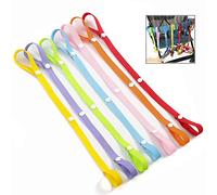 LHKJ 7 Pièces Attache Tétine Attache Sucette pour Bébé, Chaîne de Tétine Jouets pour Bébé Sangle Anti-Chute pour Poussette