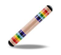 LHKJ Accessoire pour Instrument De Musique, Instrument de Musique coloré en Bois, Bâton De Pluie