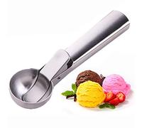 LHKJ Cuillère à Crème Glacée en Acier Inoxydable avec Déclencheur Pratique - Boules et Dipper pour Fruits et Melon d'Eau