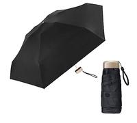 LHKJ Parapluie de Poche Ultra Léger, Mini Parapluie de Voyage Portable, Noir