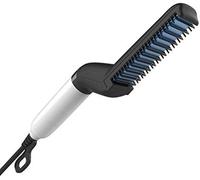 Lhkj Portable Rapide Barbe Lisseur Multifonctionnel Peigne À Cheveux,Coiffeur Rapide Pour Hommes