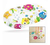 LHKJ Tapis De Bain Antidérapant Tapis De Baignoire Antidérapant pour Les Enfants，Tapis Douche Mat avec Ventouse Dessin Animé