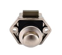 LHKQHRDL Verrou à bouton-poussoir for camping-car, diamètre 20 mm, for caravane, bateau, camping-car, armoire, tiroir, quincaillerie for meubles, 1 pièce(Pearl nikel)