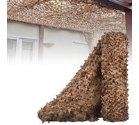 LHKveritas Filet De Camouflage Sable 4x6m(13 * 20ft) Voile D'ombrage De Pergola De Camping De Chasse Militaire, Filet Camo pour Soleil en Plein Air Thème Parti Décoration Voiture Couvre