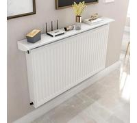 LHKveritas Radiator Cover for Old Heaters, Dust Proof Shelf with No Drilling Installation, Steel Heater Cover for Living Room, Bedroom, Home Office