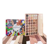 LHLXZQ 40 Color Eyeshadow Palette Professional Matte Pearlescent Neon Makeup Palette Fard à paupières, longue durée avec la combinaison parfaite de nuances pour créer un œil captivant#3