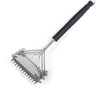LHLXZQ Brosse de Nettoyage de Barbecue, Brosses pour Gril en métal avec Poils à Trois et Grattoir, Poignée Extra Longue & Nettoyage à 360°, Accessoires de BBQ pour Tous Les Grils Extérieur