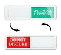 LHLZNB Panneau de porte « Do Not DSTURB » pour bureau - Do Not DSTURB Door Sign & Meeting in Progress - Parfait pour les besoins de panneau de porte de bureau, panneau de porte vacant engagé pour