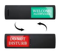 LHLZNB Panneau de porte « Do Not DSTURB » pour bureau - Do Not DSTURB Door Sign & Meeting in Progress - Parfait pour les besoins de panneau de porte de bureau, panneau de porte vacant engagé pour
