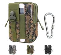 LHLZNB Sac banane tactique + crochet extérieur, sac banane universel pour l'extérieur, sac banane utilitaire avec étui pour téléphone portable pour le sport, le cyclisme, la randonnée, la pêche, le