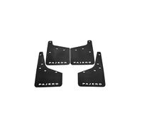 LHMM 4Pcs Voiture Bavettes, pour Mitsubishi Pajero 2004-2021 Caoutchouc Avant Arrière Anti-Éclaboussures Bavettes Pas de Perçage Styling Accessories