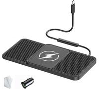 LHMM Chargeur sans Fil Voiture Rapide pour Jaguar I-Pace F-Pace E-Pace F-Type, Chargeur de Voiture sans Fil Antidérapant Chargeur Induction Voiture,Type-C