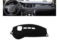 LHMM Couverture Tableau Bord Voiture Pare-Soleil Tapis, pour Peugeot 2011-2017 508 (with HUD) Protection Solaire Antidérapante Remplacement Tapis De Tableau De Bord