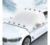 LHMM Pare-Soleil de Voiture pour Hyundai Ioniq 6 2022-2023 2024 2025, Protection des rétroviseurs latéraux, Pare-Neige magnétique, Bloc Thermique, Pare-Soleil pour l'hiver et l'été,B