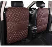 LHMM Protection Siège Voiture pour Tesla Model Y, Protecteur Dossier Siège Voiture Leather Sièges Auto Avant Dossier Housse Sièges Protège,Brown