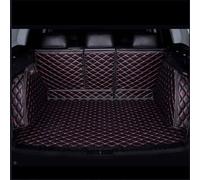 LHMM Voiture AntidéRapant Tapis de Coffre Cuir Couverture Complète Protection Bac de Coffre IntéRieurs Accessoires, pour Audi Q2 2017-2023, D Black Red