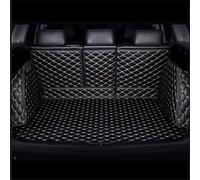 LHMM Voiture AntidéRapant Tapis de Coffre Cuir Couverture Complète Protection Bac de Coffre IntéRieurs Accessoires, pour Audi Q2 2017-2023, C Black Beige