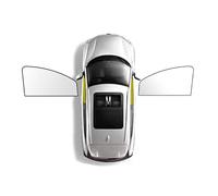 LHMM Voiture Vitres LatéRales Pare-Soleil, pour Audi A6 Avant C8 C8.5 C7 C7.5 C6 C6.5 C5 C5.5 C4 Magnétique Avant ArrièRe Maille DéFendre UV Auto Accessoires de Protection Solaire