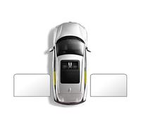 LHMM Voiture Vitres LatéRales Pare-Soleil, pour Skoda Enyaq Coupé iV/Enyaq RS Coupé iv 80 80x 60 2022-2025 Magnétique Avant ArrièRe Maille DéFendre UV Auto Accessoires de Protection Solaire