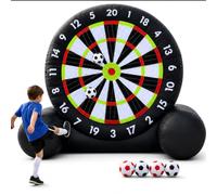 Lhmwtwr Cible de football gonflable de 3 m