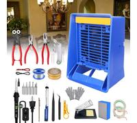 LHMWTWR Kit d'initiation de vitraux de 32 pièces, kit de vitraux, outil de découpe de verre, adapté aux débutants passionnés d'art et de loisirs créatifs