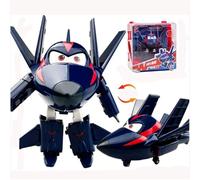 LHMYPP Chase L12CM Déformation Robot Super Ailes Nouveaux Jouets Version Hangar Jouets pour Enfants Garçon Véhicules Inertiels Fille Transformation Avion Créatif Cadeau
