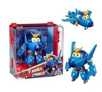 LHMYPP Jerome Garçon Véhicules Inertiels Créatif Jouets pour Enfants Version Hangar Transformation Avion Super Ailes Nouveaux Jouets L12CM Déformation Robot Cadeaux De Noël
