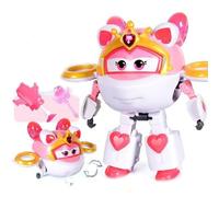 LHMYPP ShaSha Super Ailes Nouveaux Jouets L12CM Déformation Robot Version Hangar Jouets pour Enfants Garçon Véhicules Inertiels Fille Transformation Avion Créatif Cadeau