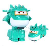 LHMYPP Tino Super Ailes Mini Nouveaux Jouets L5CM Déformation Robot Version Hangar Transformation Avion Garçon Véhicules Inertiels Créatif Jouets pour Enfants Cadeaux De Noël