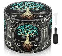 LHOEST Grand Grinder Metal 63 MM Effriteuse Grinder Arbre Broyeur grinder Crusher Moulin a Epices avec Grattoir et Brosse en Plastique 4 Couches Moulin à épices