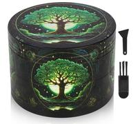 LHOEST Grand Grinder Metal 63 MM Effriteuse Grinder Arbre Broyeur grinder Crusher Moulin a Epices avec Grattoir et Brosse en Plastique 4 Couches Moulin à épices