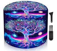 LHOEST Grand Grinder Metal 63 MM Effriteuse Grinder Arbre Violet Broyeur grinder Crusher Moulin a Epices avec Grattoir et Brosse en Plastique 4 Couches Moulin à épices