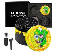 LHOEST Grinder Petit broyeur en métal jaune 50 mm 4 pièces