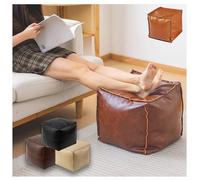 LHOHSRV Pouf de Rangement Cubique - Pouf Multifonction Siège et Repose- Pieds avec Compartiment Caché, Fillable Toy Chest, Gain de Place pour Salon et Chambre (Brown)