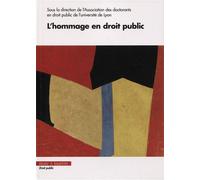 L'hommage en droit public - Collectif - Mare & Martin - broché - Etude
