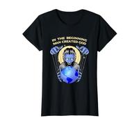 l'homme a créé Dieu Athéisme agnostique Théorie du Complot athée T-Shirt Graphique avec Valeur