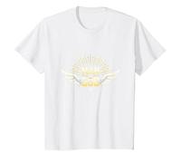 l'homme de Dieu : Une Foi rayonnante et inspirante T-Shirt, Enfant, Blanc, 8 Ans