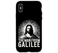 l'homme de Galilée : Design Spirituel emblématique de la Foi chrétienne Coque pour iPhone X/XS
