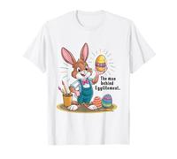 l'homme derrière Eggcitement : Funny Dad Fathers T-Shirt