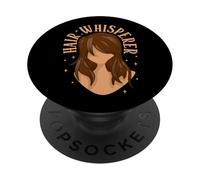 l'homme Qui murmure à l'oreille des Cheveux - Styliste PopSockets PopGrip Adhésif