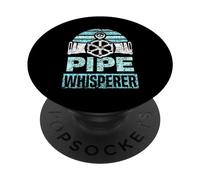 l'homme Qui Murmure À L'oreille des Pipes Pipe Tuyauteur PopSockets PopGrip Adhésif