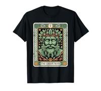 L'homme vert, l'esprit de la forêt, le gardien de la nature, l'art du tarot T-Shirt