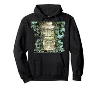 l'homme Vert païen Celtique avec Feuilles de Lierre Sweat à Capuche
